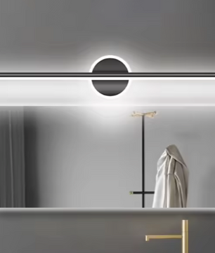 Moderne LED Wandlamp – Goud/Zwart Spiegel- & Binnenverlichting