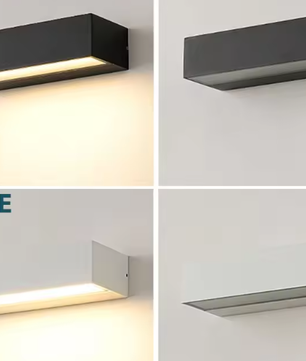 LED Buiten Wandlamp – IP65 Waterdicht, Aluminium, Moderne Veranda- en Gevelverlichting