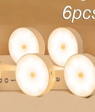 Set van 2 LED Nachtlampjes met Bewegingssensor – USB Oplaadbaar, Draadloos & Magnetisch
