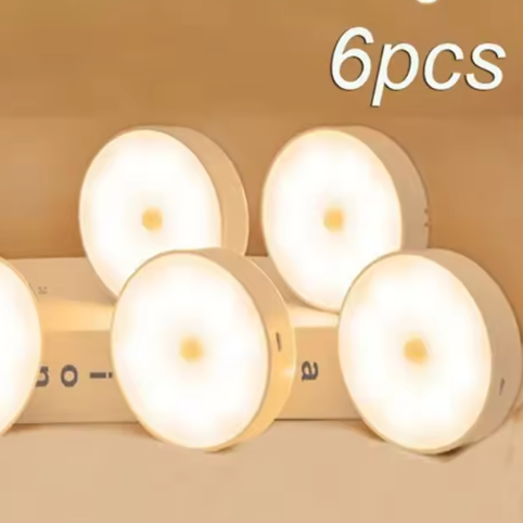 Set van 2 LED Nachtlampjes met Bewegingssensor – USB Oplaadbaar, Draadloos & Magnetisch