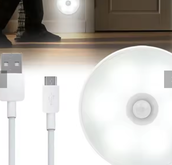 Set van 2 LED Nachtlampjes met Bewegingssensor – USB Oplaadbaar, Draadloos & Magnetisch
