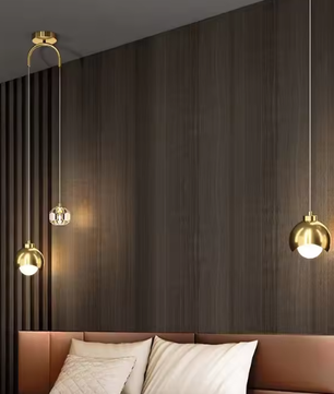 Moderne Kristallen Hanglamp – Luxe Minimalistisch Design voor Slaapkamer & Woonkamer