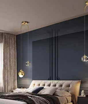 Moderne Kristallen Hanglamp – Luxe Minimalistisch Design voor Slaapkamer & Woonkamer
