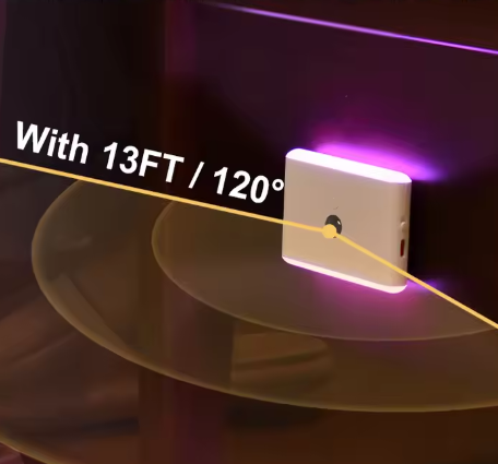LED Nachtlampje met Bewegingssensor – 3 Modi, Dimbaar & USB Oplaadbaar