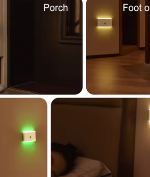 LED Nachtlampje met Bewegingssensor – 3 Modi, Dimbaar & USB Oplaadbaar