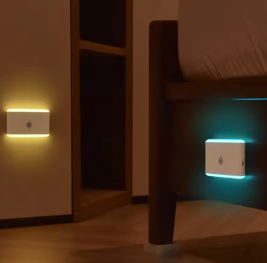 LED Nachtlampje met Bewegingssensor – 3 Modi, Dimbaar & USB Oplaadbaar