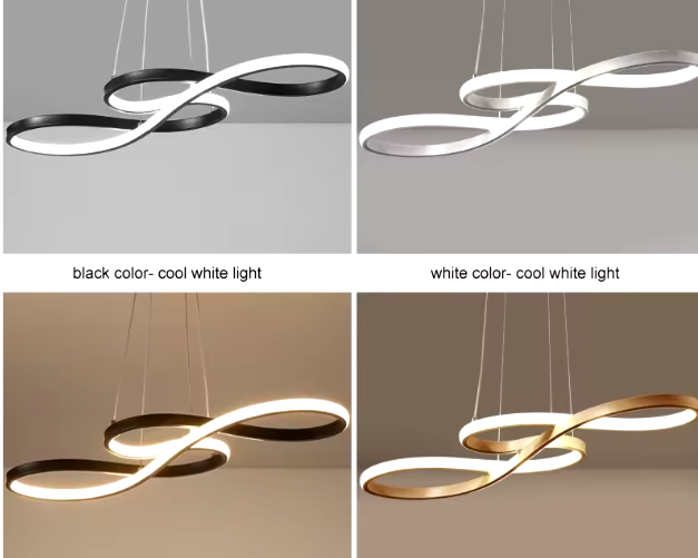 Moderne LED Hanglamp – Keukeneiland & Eettafel Lamp met Afstandsbediening
