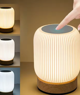 Dimbare Touch Nachtlamp – Oplaadbare LED Tafellamp met 3 Kleurtemperaturen