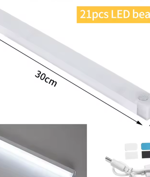 Bewegingssensor LED Nachtlamp – USB Oplaadbaar & Magnetisch
