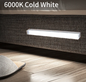 Bewegingssensor LED Nachtlamp – USB Oplaadbaar & Magnetisch