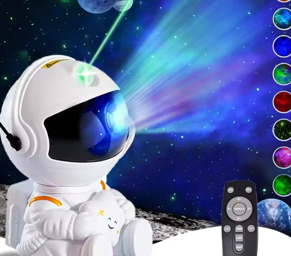 Astronaut Sterprojector – LED Galaxy Nachtlamp met Nevel & Sterrenhemel