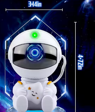 Astronaut Sterprojector – LED Galaxy Nachtlamp met Nevel & Sterrenhemel