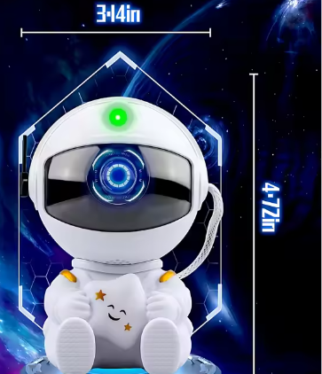Astronaut Sterprojector – LED Galaxy Nachtlamp met Nevel & Sterrenhemel