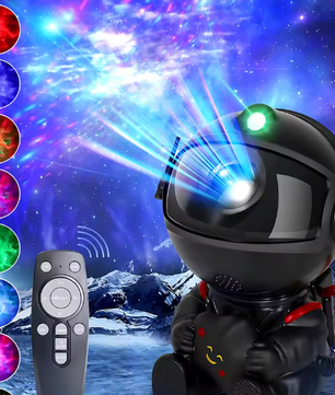 Astronaut Sterprojector – LED Galaxy Nachtlamp met Nevel & Sterrenhemel
