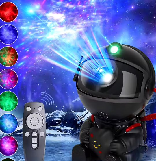 Astronaut Sterprojector – LED Galaxy Nachtlamp met Nevel & Sterrenhemel