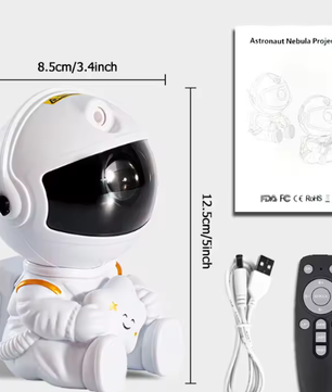 Astronaut Sterprojector – LED Galaxy Nachtlamp met Nevel & Sterrenhemel