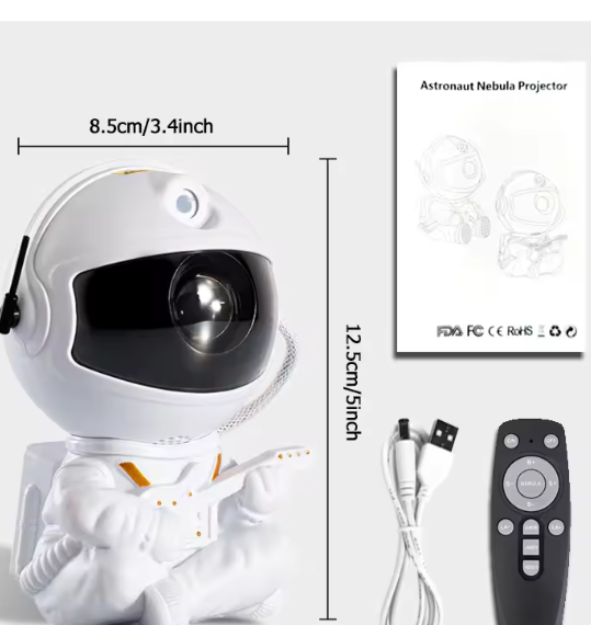 Astronaut Sterprojector – LED Galaxy Nachtlamp met Nevel & Sterrenhemel