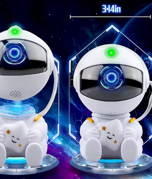 Astronaut Sterprojector – LED Galaxy Nachtlamp met Nevel & Sterrenhemel