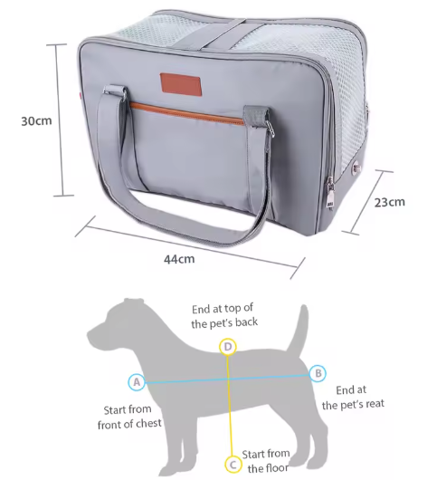 Draagbare Huisdier Reistas – Katten & Honden, Lichtgewicht & Ademend, Veilig & Comfortabel
