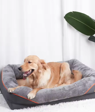 Groot Hondenbed – Zacht Comfortabel Fleece Met Wasbare Hoes & Stevig Sponsschuim
