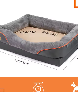 Groot Hondenbed – Zacht Comfortabel Fleece Met Wasbare Hoes & Stevig Sponsschuim