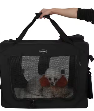 Opvouwbare Hondenkooi – Nylon & Oxford-Stof, 60x42x42 cm