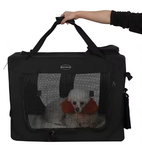 Opvouwbare Hondenkooi – Nylon & Oxford-Stof, 60x42x42 cm