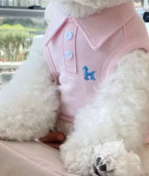 Zomer Poloshirt voor Honden – Ademend Katoen & Sportieve Streep