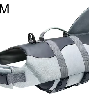 Honden Reddingsvest – Veilig Zwemvest met Handvat & Haai Design