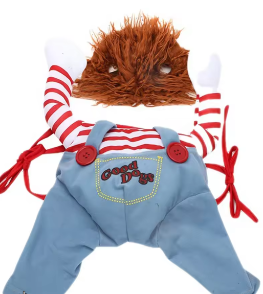 Grappig Hondenkostuum – Creatieve Cosplay Outfit met Mes Accessoire