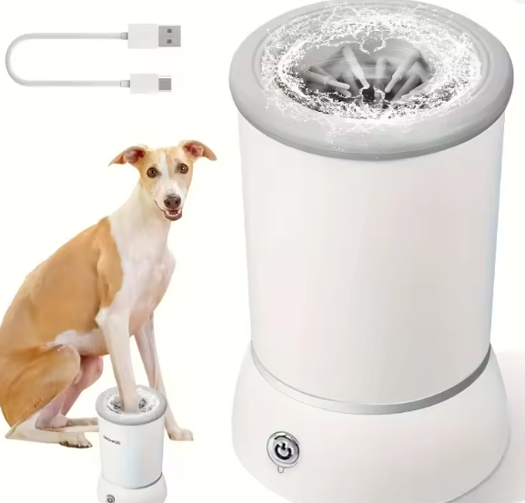 Elektrische Huisdier Pootreiniger – Automatische Voetenwasmachine voor Hond & Kat