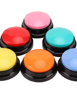 Set van 6 Diercommunicatie Knoppen – Opneembare Trainingsbuttons voor Hond & Kat