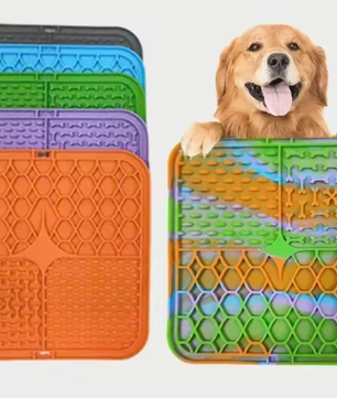 Silicone Lick Mat voor Honden – Slow Feeder en Bad Distractie