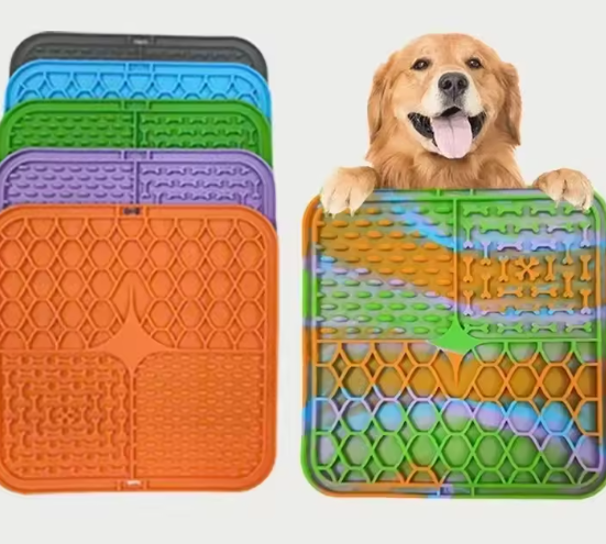 Silicone Lick Mat voor Honden – Slow Feeder en Bad Distractie