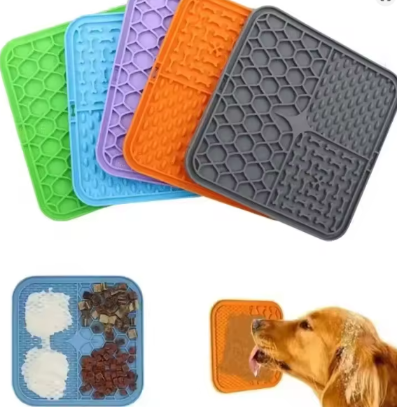 Silicone Lick Mat voor Honden – Slow Feeder en Bad Distractie