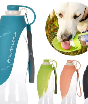 Draagbare Hondenwaterfles – Opvouwbare Drinkbak voor Buitenreizen