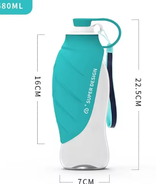 Draagbare Hondenwaterfles – Opvouwbare Drinkbak voor Buitenreizen