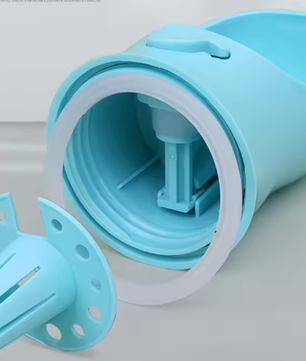 Draagbare Honden- en Kattenwaterfles met Voercontainer – Ideaal voor Buitenreizen
