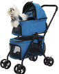 Opvouwbare Honden- en Kattenwagen – 4-Wiel Jogger met Dubbele Drager
