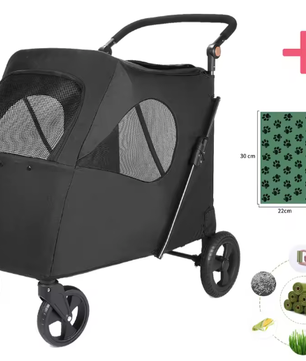 Grote Honden- en Kattenwagen – Opvouwbare Wandelwagen tot 55 kg