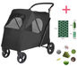 Grote Honden- en Kattenwagen – Opvouwbare Wandelwagen tot 55 kg