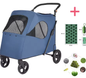 Grote Honden- en Kattenwagen – Opvouwbare Wandelwagen tot 55 kg