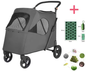 Grote Honden- en Kattenwagen – Opvouwbare Wandelwagen tot 55 kg