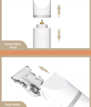 4-in-1 Elektrische Hondentondeuse – Draadloos & Waterdicht