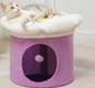 Bloemen Kattenhuis met Afneembaar Kattenbed – Gezellig & Ruim Kattenappartement