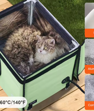 Verwarmd kattenhuis – Waterdicht & geïsoleerd buitenbed