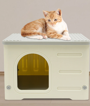 Waterdicht kattenhuis – HDPE kattenbed voor binnen & buiten