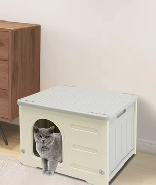 Waterdicht kattenhuis – HDPE kattenbed voor binnen & buiten