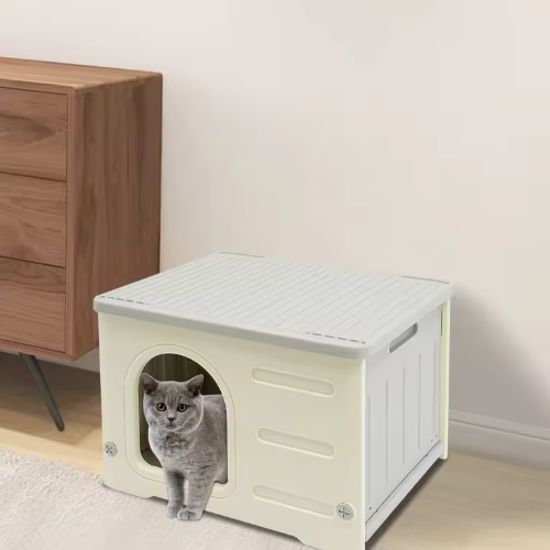 Waterdicht kattenhuis – HDPE kattenbed voor binnen & buiten