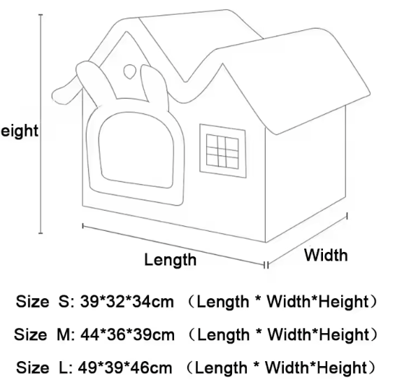 Houten kattenhuis met balkon – 2 verdiepingen voor binnen & buiten